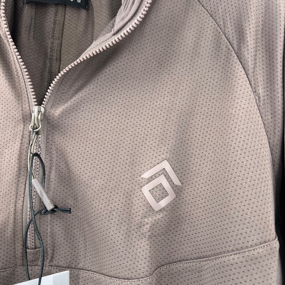 AZTEC DIAMOND LONG SLEEVE MESH SHIRT NEW BROWN MEDIUM - Picture 4 of 10